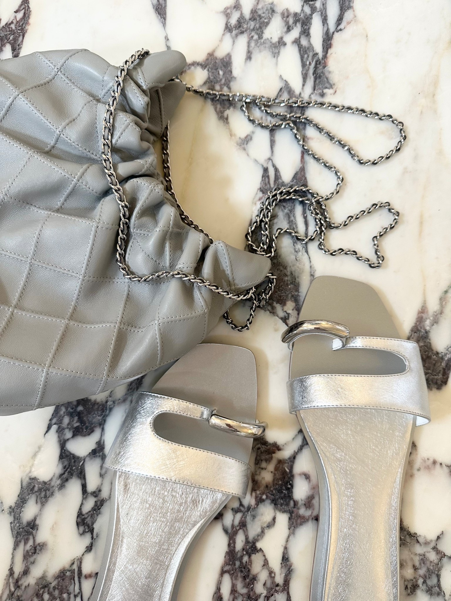 Silver/gray accessories 🩶
Bag majorly on sale
Shoes on sale in certain colors but I’m loving silver 🥰

#LTKSaleAlert