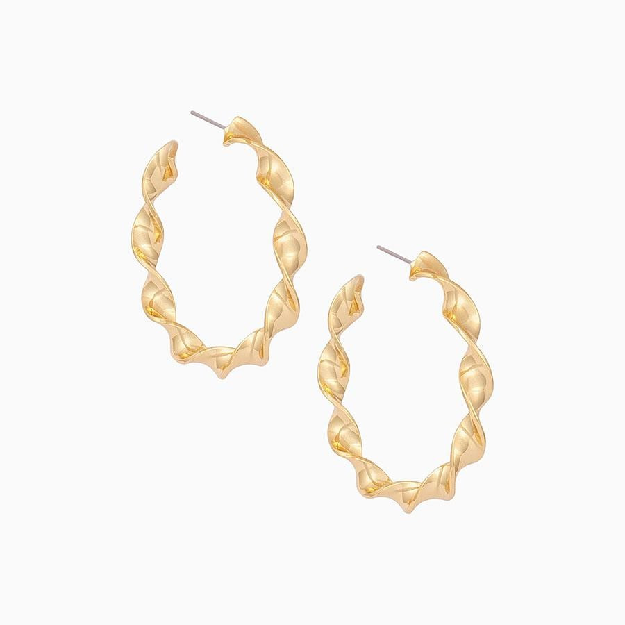 With A Twist Hoops | Uncommon James