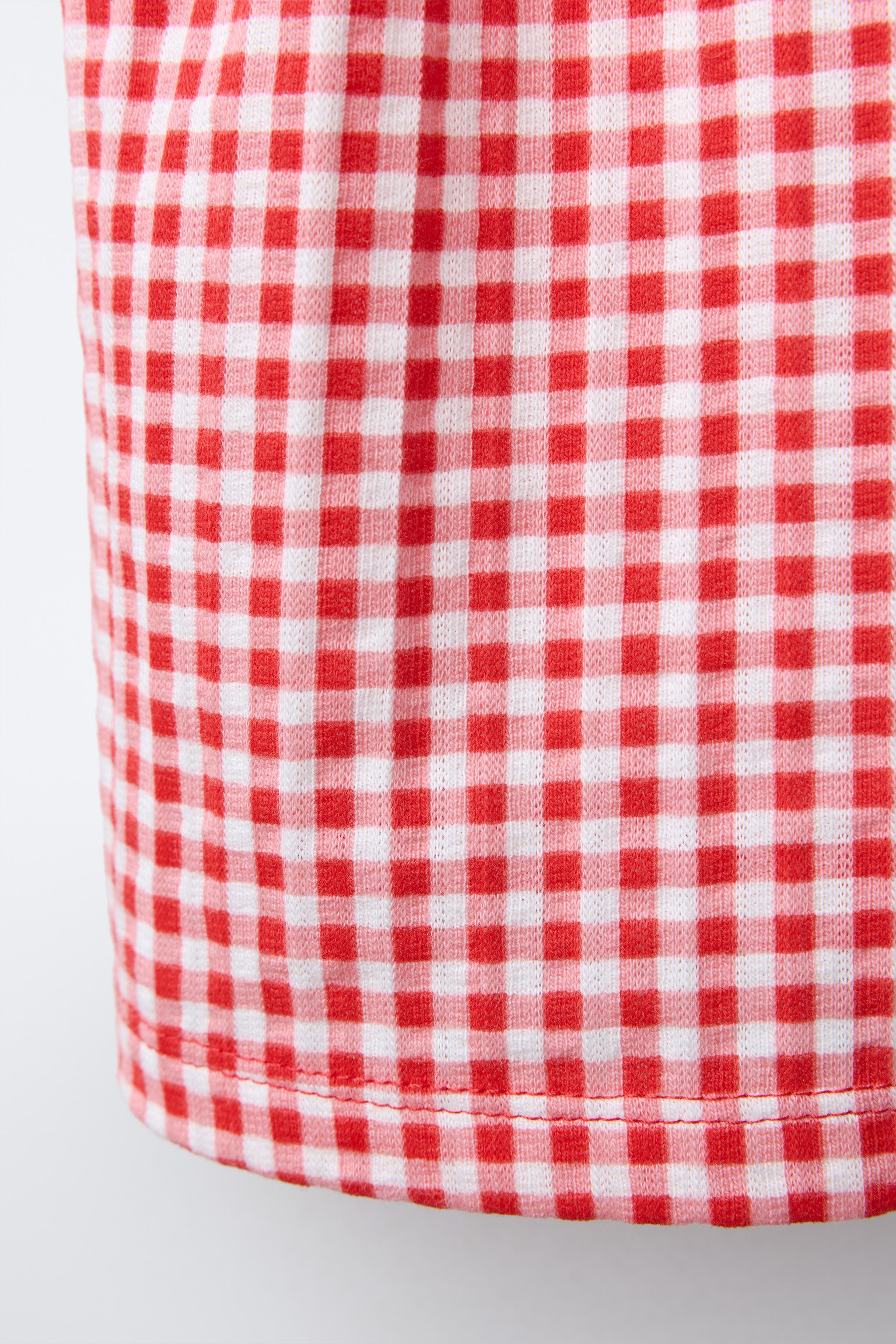CROCHET GINGHAM DRESS | Zara US