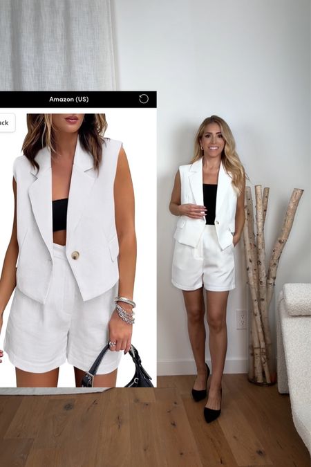 Amazon two piece blazer vest set 


#LTKstyletip #LTKSeasonal #LTKfindsunder50