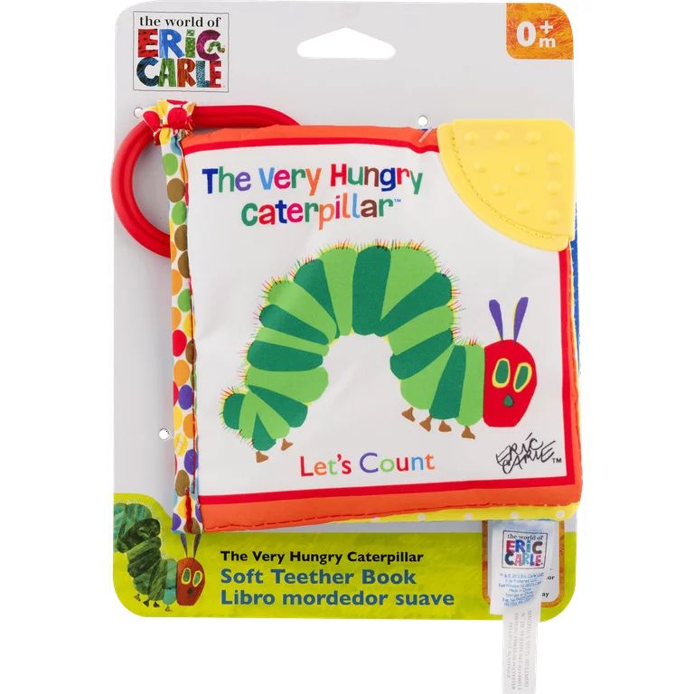 The World Of Eric Carle The Very Hungry Caterpillar Soft Teether Book - Walmart.com | Walmart (US)