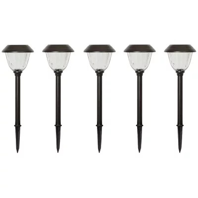 Member's Mark 5-Piece LED Solar Path Lights, Oil-Rubbed Bronze | Sam's Club