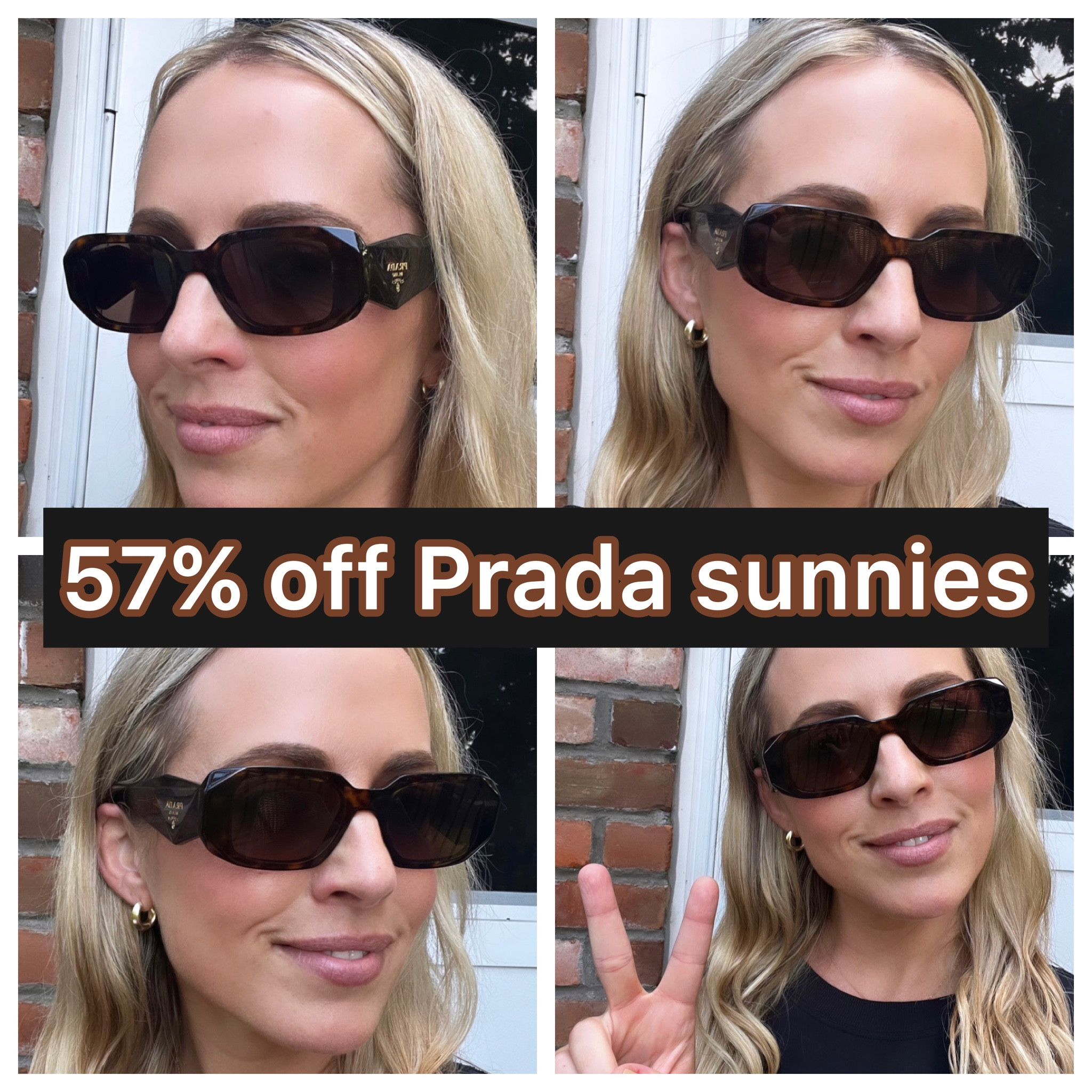 Prada sunglasses 

#LTKsalealert #LTKtravel #LTKSeasonal