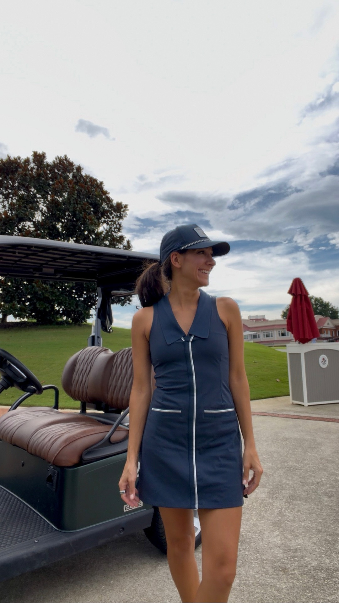 Country club attire 
Golf dress with collar 
I’m wearing an XS