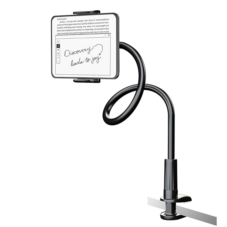 Gooseneck Kindle Tablet Holder Stand Adjustable Arm Mount for Reading in Bed Hands Free Kindle Pa... | Amazon (US)