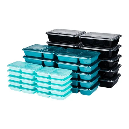 GoodCook Meal Prep 30 Count Assorted Food Storage Container Set With Lids, BPA Free | Walmart (US)
