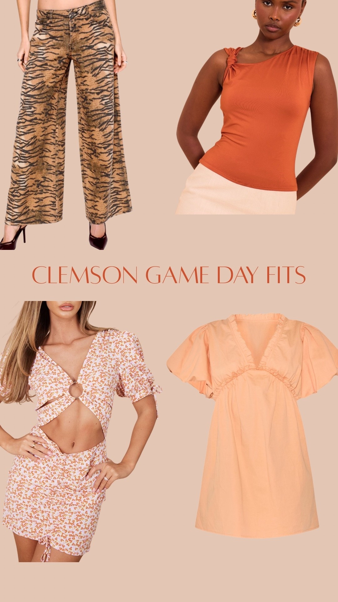 Clemson Tiger Game Day Fits 🧡🐯💜#clemson #gameday #orangee

#LTKStyleTip #LTKSeasonal #LTKSaleAlert