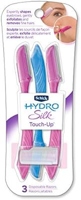 Schick Hydro Silk Touch-Up Multipurpose Exfoliating Dermaplaning Tool, Eyebrow Razor, and Facial ... | Amazon (US)