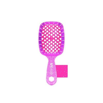 UNbrush Mini Glitter Detangling Hair Brush - Rose Quartz Pink | Target