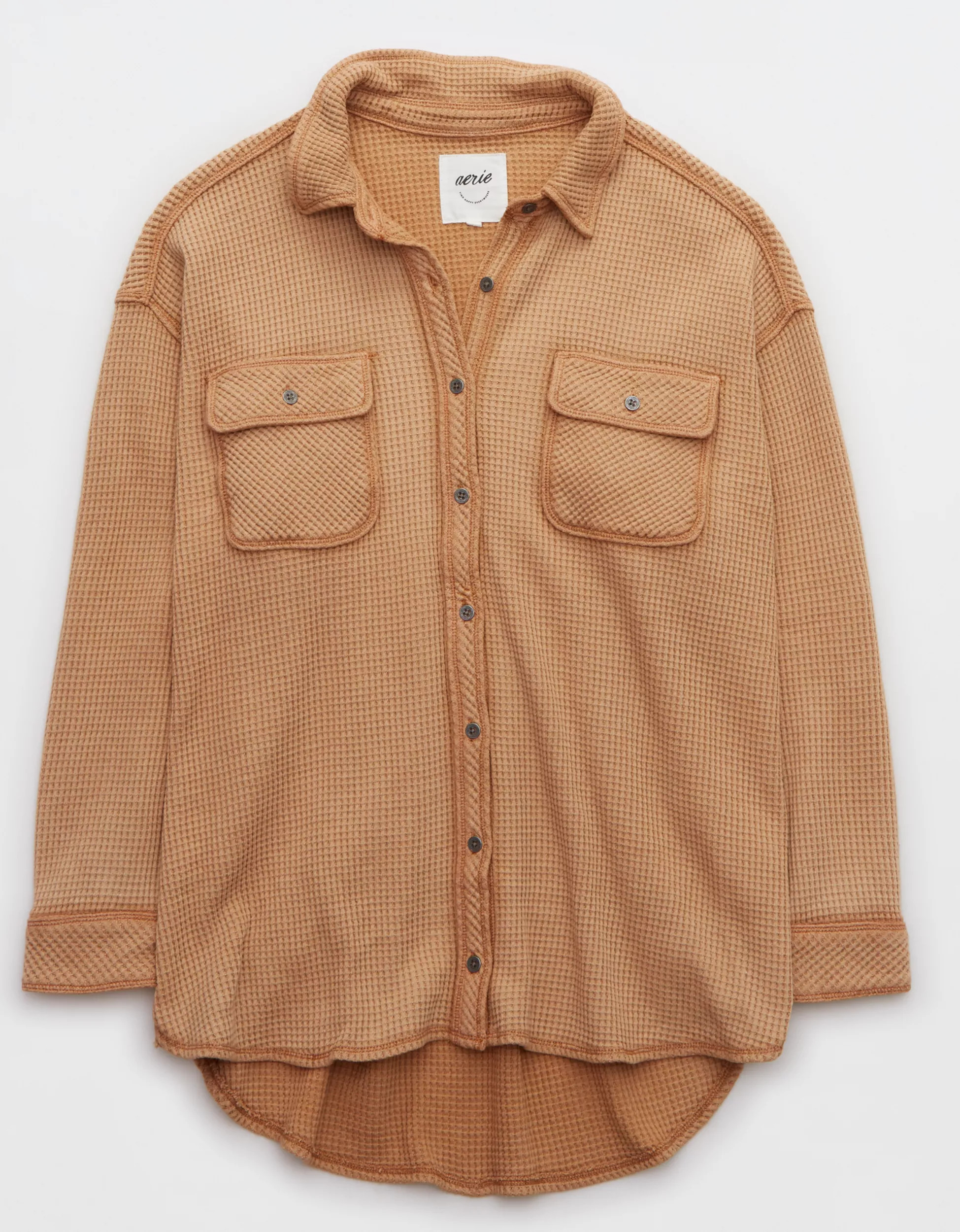 Aerie LumberJane Waffle Shirt | Aerie