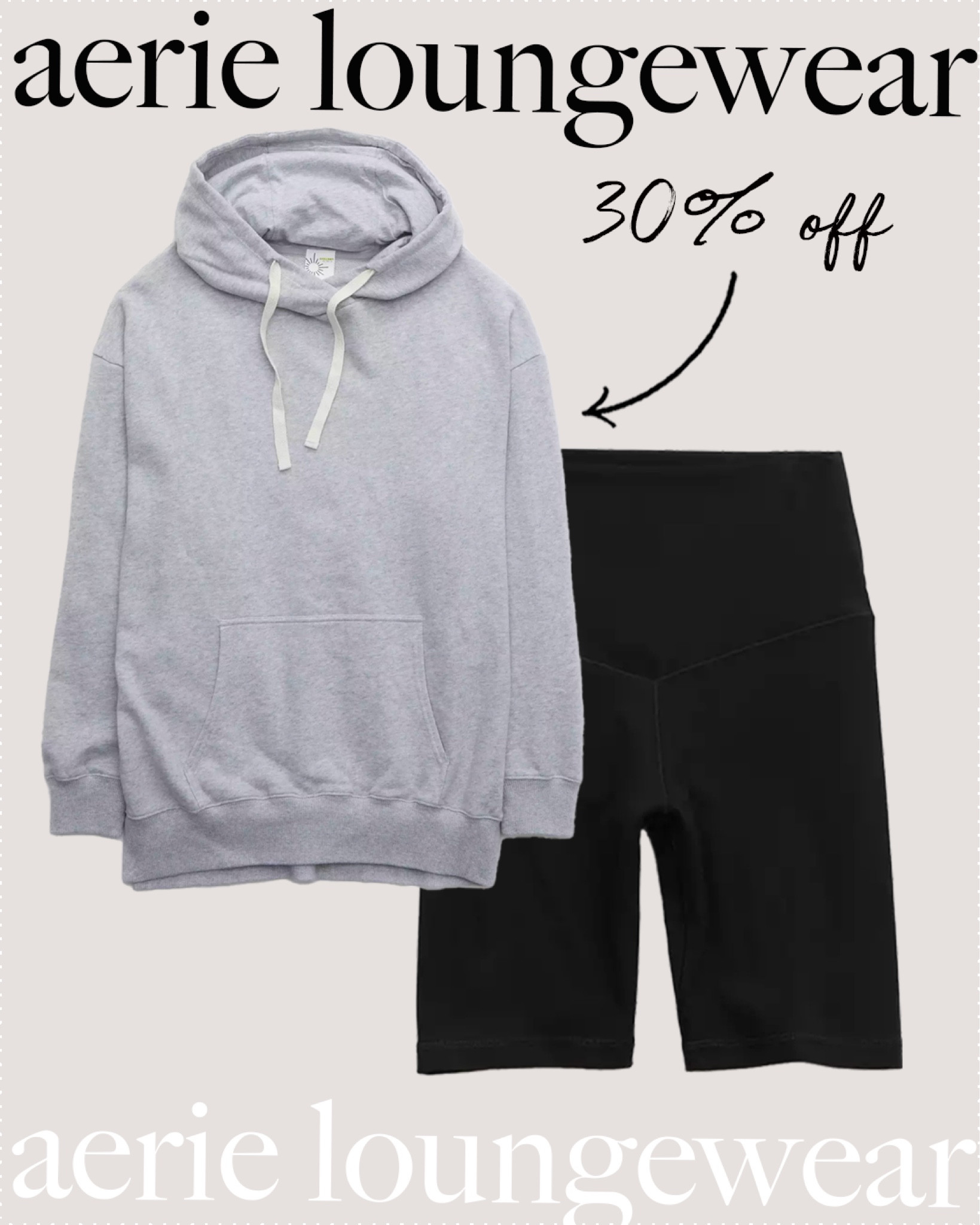 loungewear on sale, oversized hoodie, biker shorts

#LTKunder50 #LTKsalealert #LTKfit