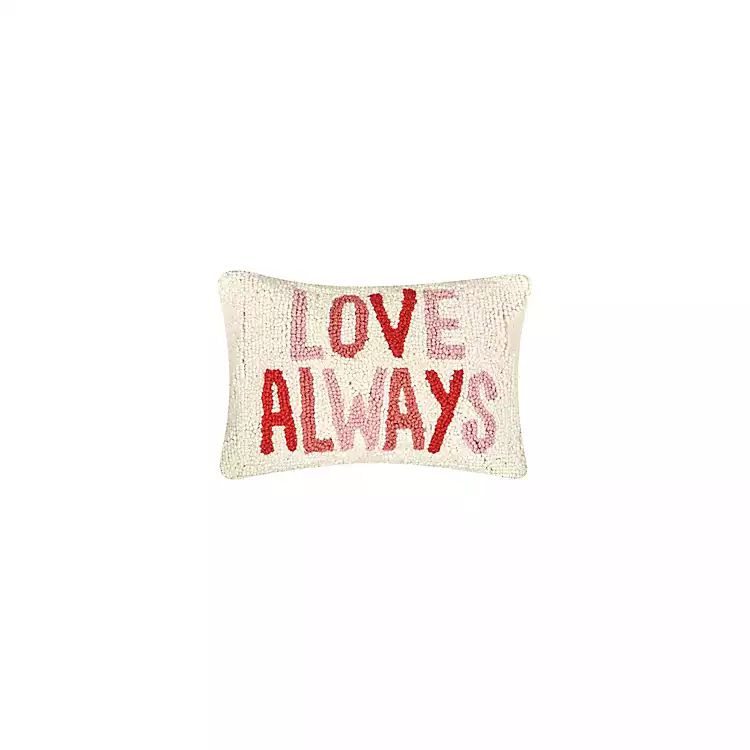 Pink Love Always Valentine's Lumbar Pillow | Kirkland's Home