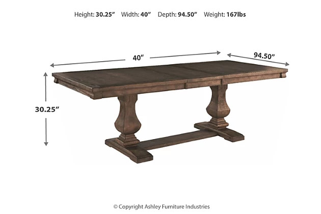 Johnelle Extendable Dining Table | Ashley Homestore