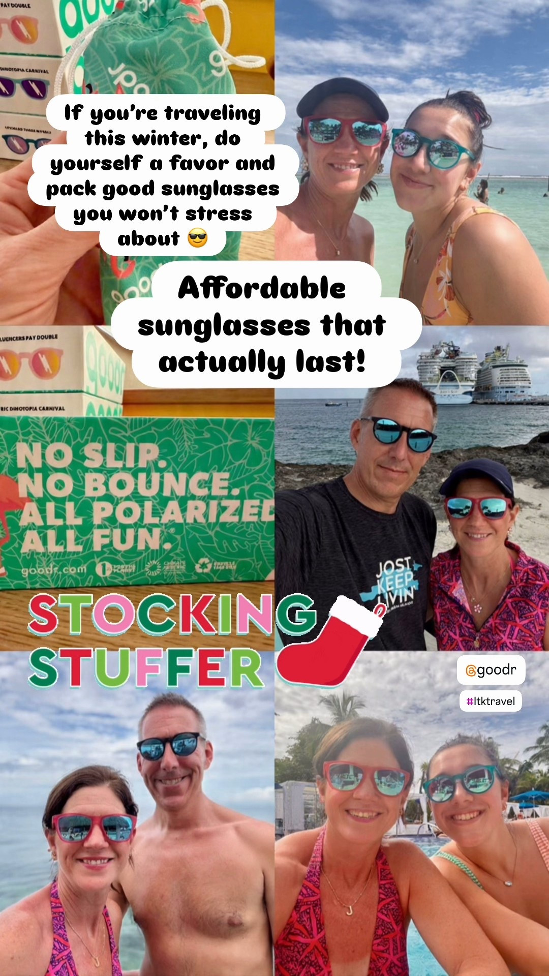 Sunglasses
Heading out on a winter getaway? 🏝️✈️
Don’t forget affordable, durable sunglasses that can handle pool days, beach days, and all the adventures in between. These are lightweight, polarized, comfy enough to wear all day—and you won’t stress if they get splashed or tossed in a beach bag.

I’ve also linked my favorite travel essentials to make your vacation smoother (and more stylish). From flights to poolside, these are tried-and-true favorites I never travel without.

✨ Perfect for winter break trips, cruises, resorts, or warm-weather escapes!

travel sunglasses
affordable sunglasses
polarized sunglasses
vacation essentials
winter vacation travel
beach vacation essentials
cruise must haves
resort wear accessories
travel packing essentials
vacation accessories
travel favorites
spring break travel
poolside essentials

#VacationReady
#TravelEssentials
#WinterGetaway
#VacationVibes
#BeachVacation
#CruiseLife
#TravelFavorites
#AffordableFinds
#ResortStyle
#PoolsideStyle
#LTKTravel
#VacationMustHaves
#PackWithMe


#LTKBeauty #LTKFindsUnder50 #LTKSaleAlert