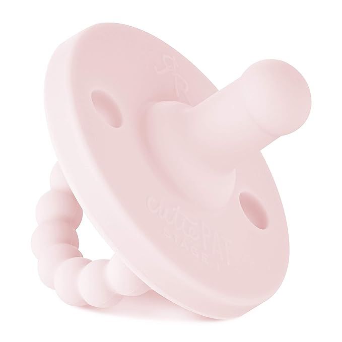 Ryan & Rose Cutie PAT Pacifier Teether (Stage 1, Pink) | Amazon (US)