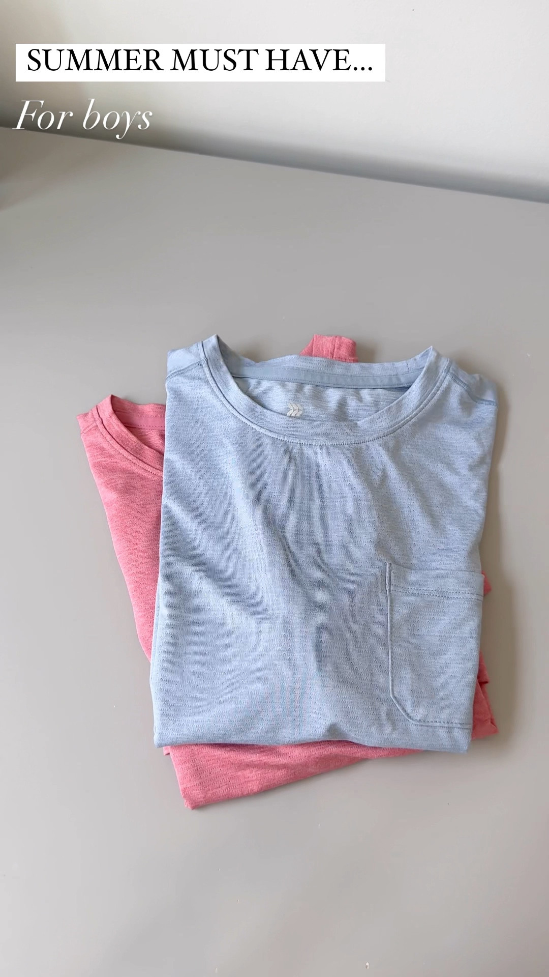 The $8 pocket tee is on sale for $5!  I love this performance tee for boys, textured and super breathable great fit summer.

#BoysShirts #BoysOutfits #SummerOutfits #BoysActivewear #ActiveTee

#LTKKids #LTKActive #LTKVideo