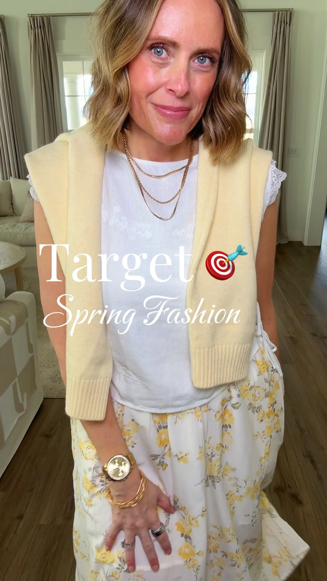 Isn’t this the most perfect spring outfit from Target 🎯 The sweater in this video is from H&M and linked below but Target has some similar options. 💛

White top - small 
Skirt - medium 
Sweater - medium 
Shoes - 9 

#LTKootd #LTKSeasonal #LTKMidsize