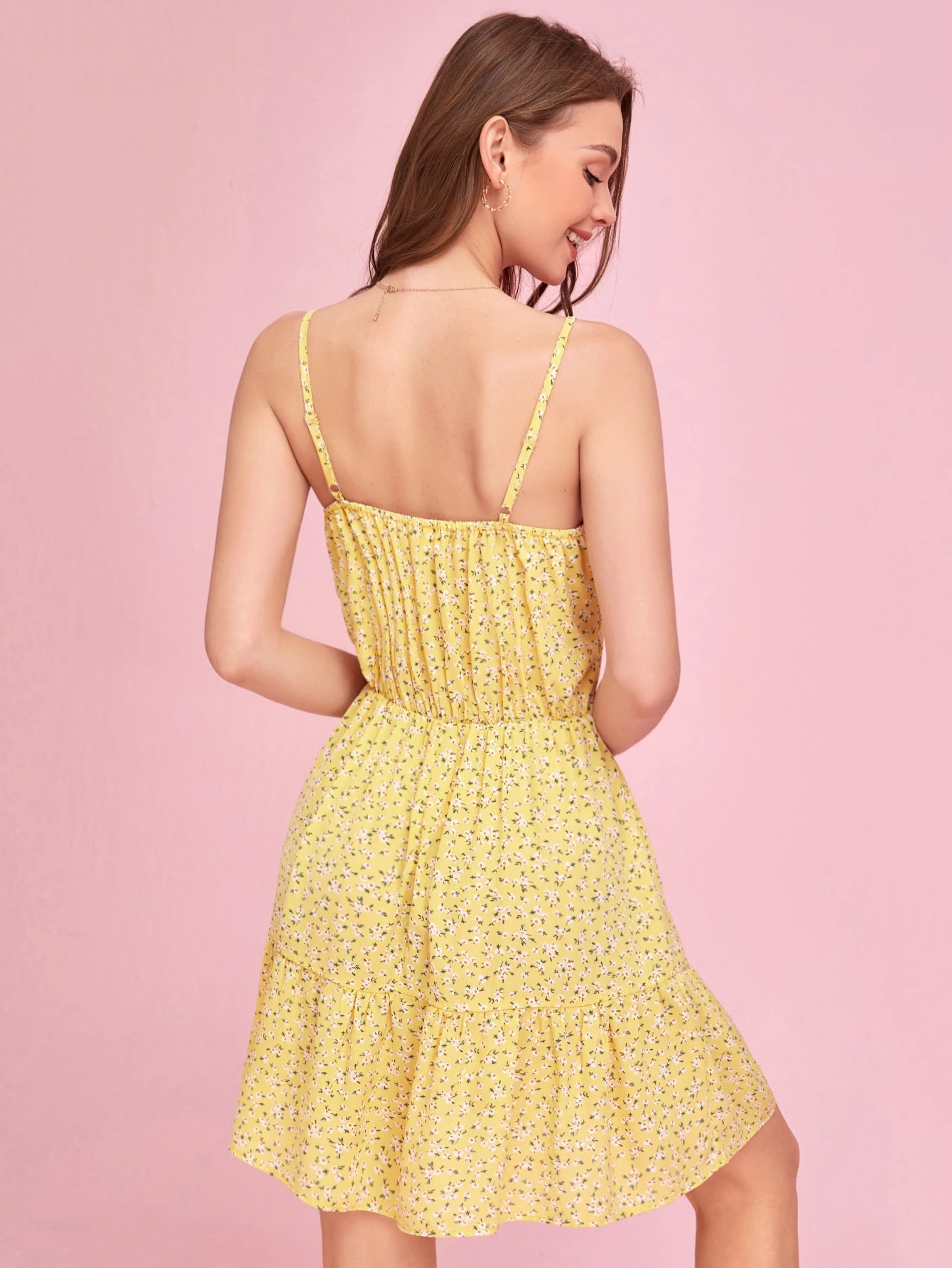 Ditsy Floral Cami Dress | ROMWE