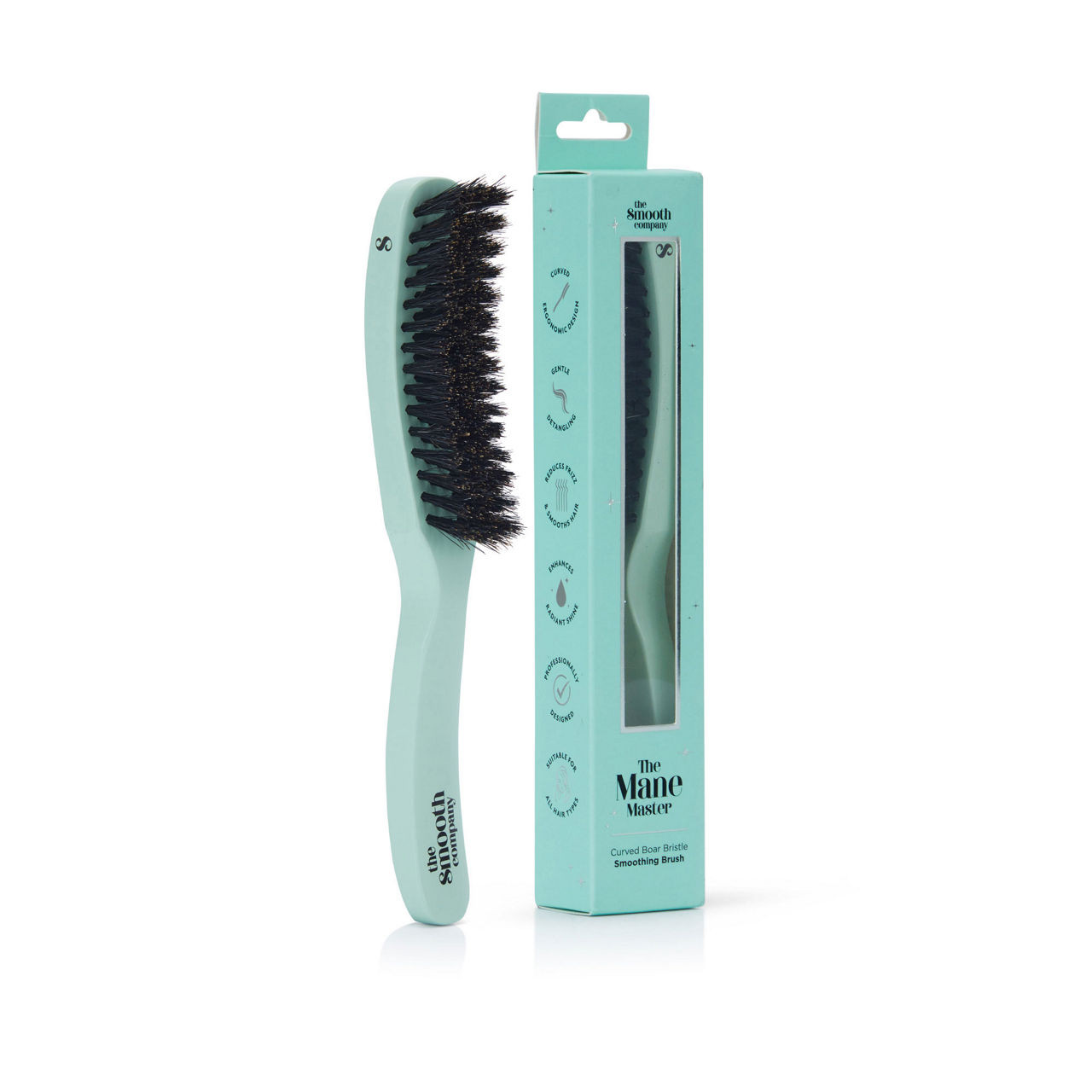 THE SMOOTH COMPANY The Mane Master™ Curved Boar Bristle Smoothing Brush - No Colour | Brown Thomas (IE)