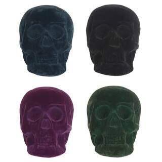 Assorted 8" Velveteen Skull Tabletop Accent by Ashland® | Michaels Stores