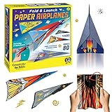 Creativity for Kids Fold and Launch Paper Airplanes - Create 80 Paper Planes, 2 Airplane Launcher... | Amazon (US)