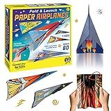 Creativity for Kids Fold and Launch Paper Airplanes - Create 80 Paper Planes, 2 Airplane Launcher... | Amazon (US)