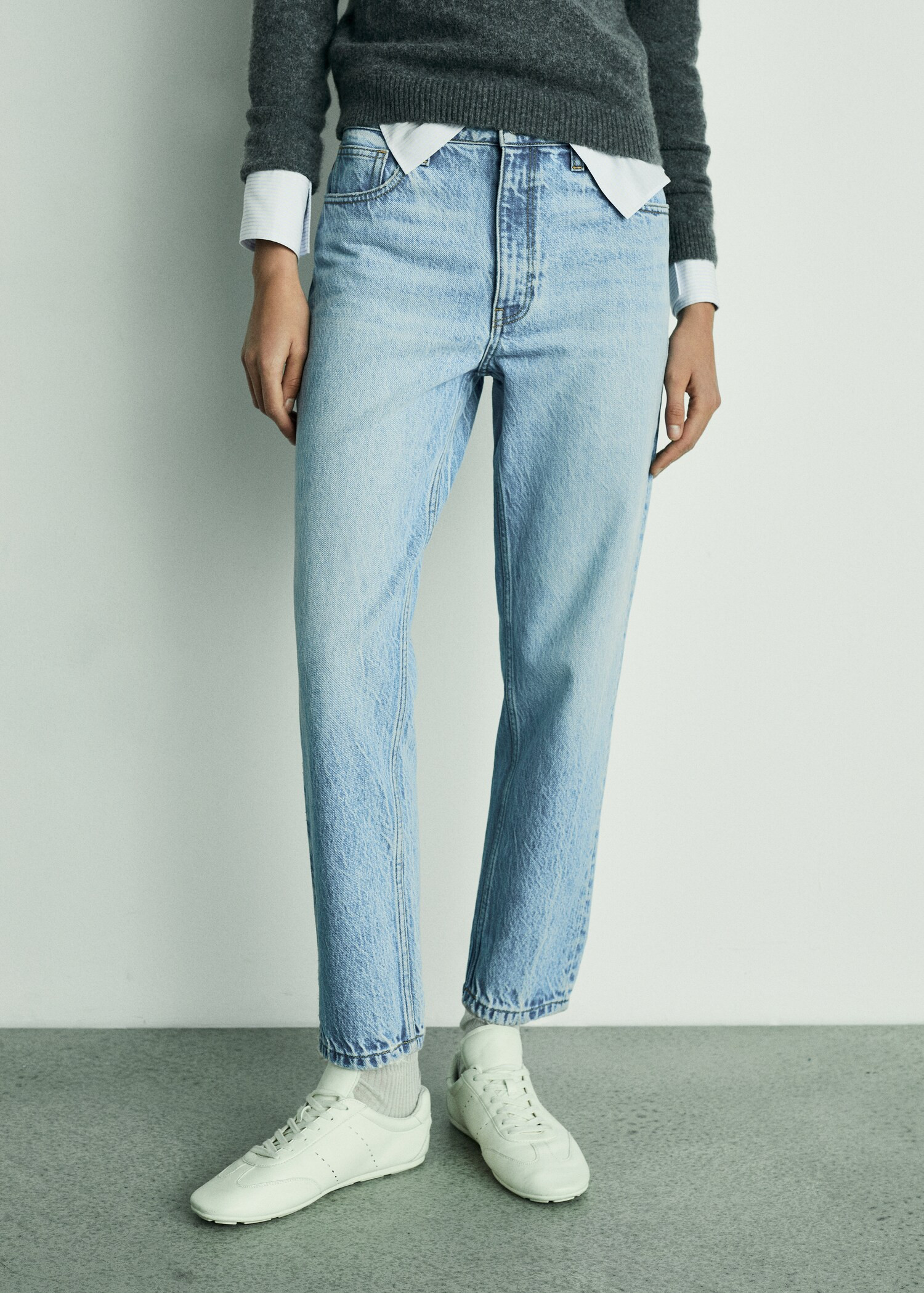Mom2000 mom high rise jeans | MANGO (UK)