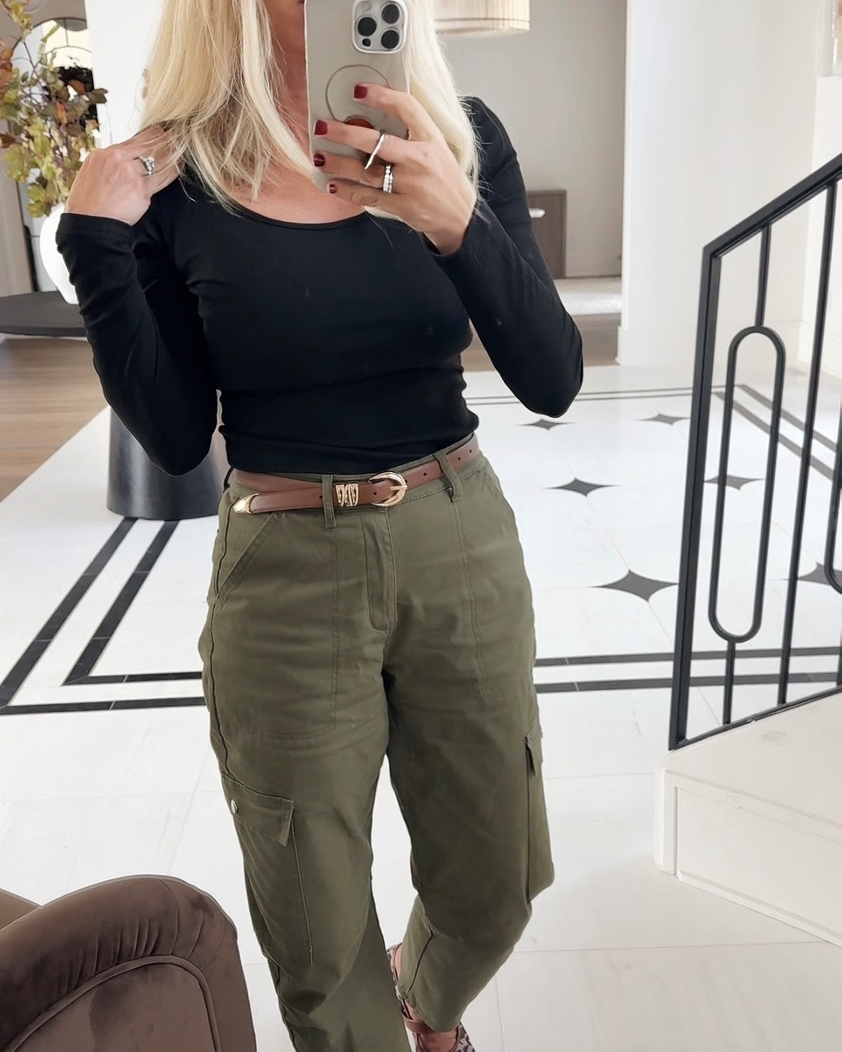 Found my perfect jeans on Amazon! These cargo pants are super comfy and stylish. Perfect for a casual day out. #cargopants #amazonfinds #thehillarystyle 

 #LTKgrwm #LTKSeasonal #LTKOver40