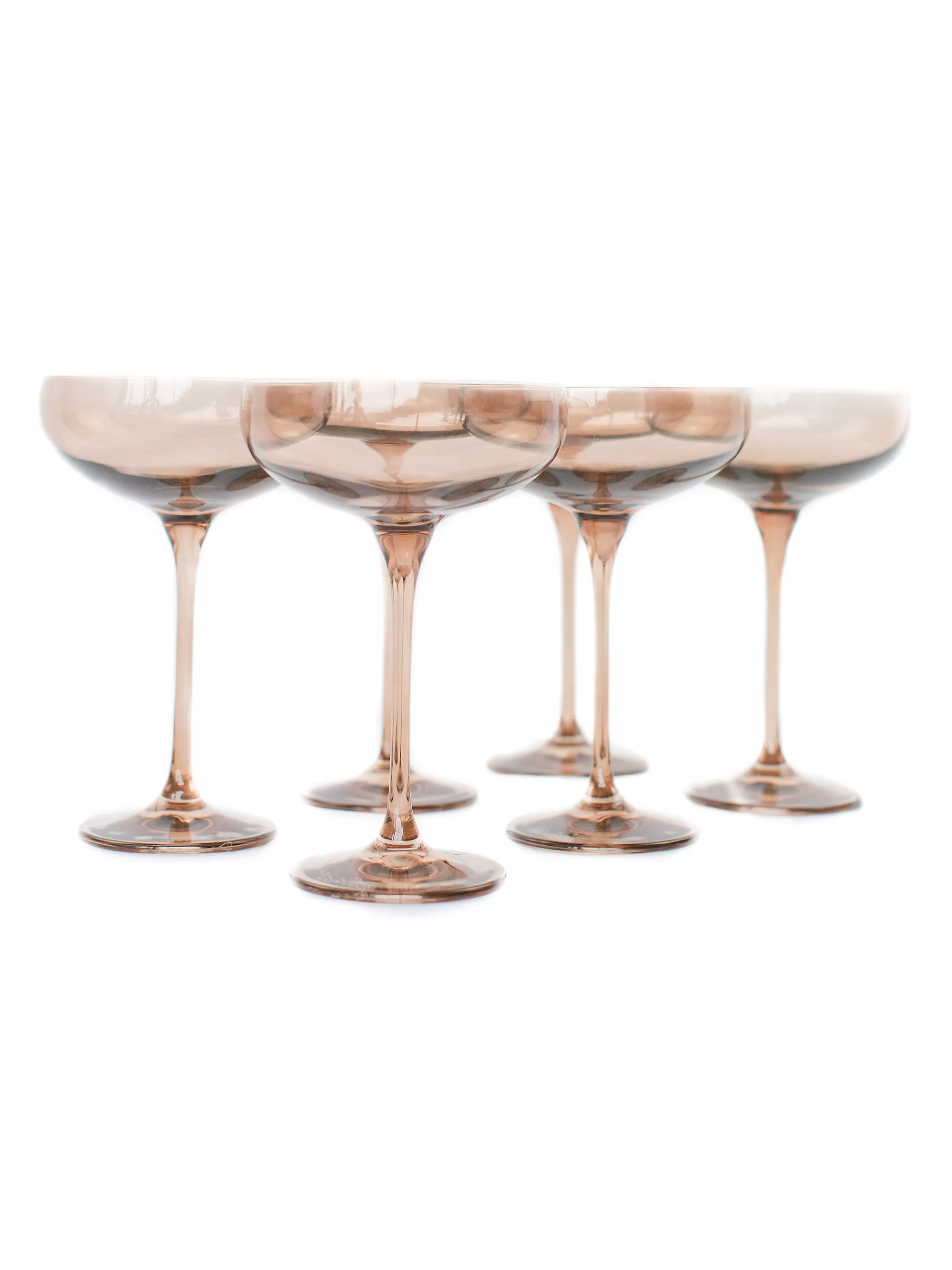 Tinted Champagne Coupes 6-Piece Set | Saks Fifth Avenue