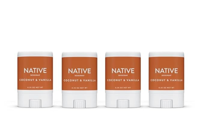 Native Coconut & Vanilla Mini Size Deodorant Value Set- 0.35 oz each Free of Aluminum Salts-Phtha... | Amazon (US)