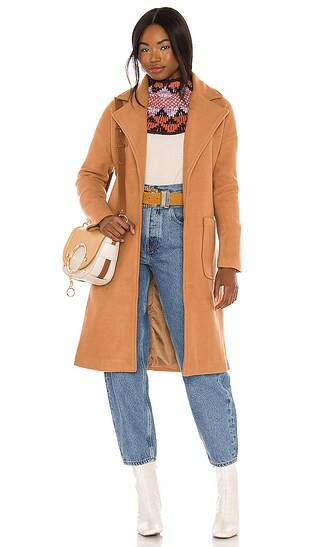 Jackson Coat in Camel | Revolve Clothing (Global)