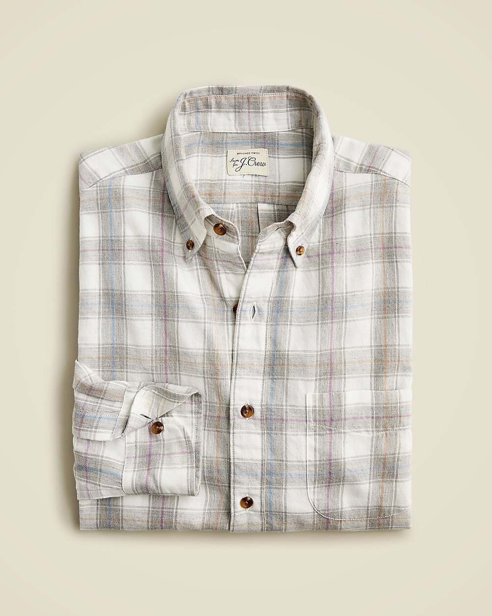 Brushed twill shirt | J. Crew US