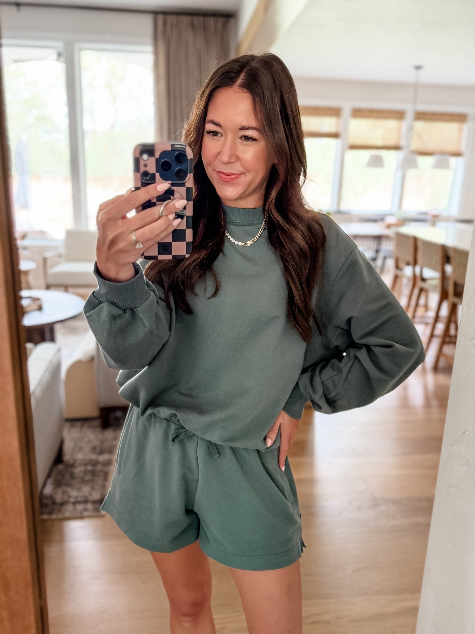 Okayyyy this set in the deeper green 😍👏 Looks elevated, feels like loungewear and somehow makes you look instantly more put together with basically zero effort. #aerie #aeriereal #ad #aeriepartner @Aerie

#LTKootd #LTKmomlife #LTKgrwm