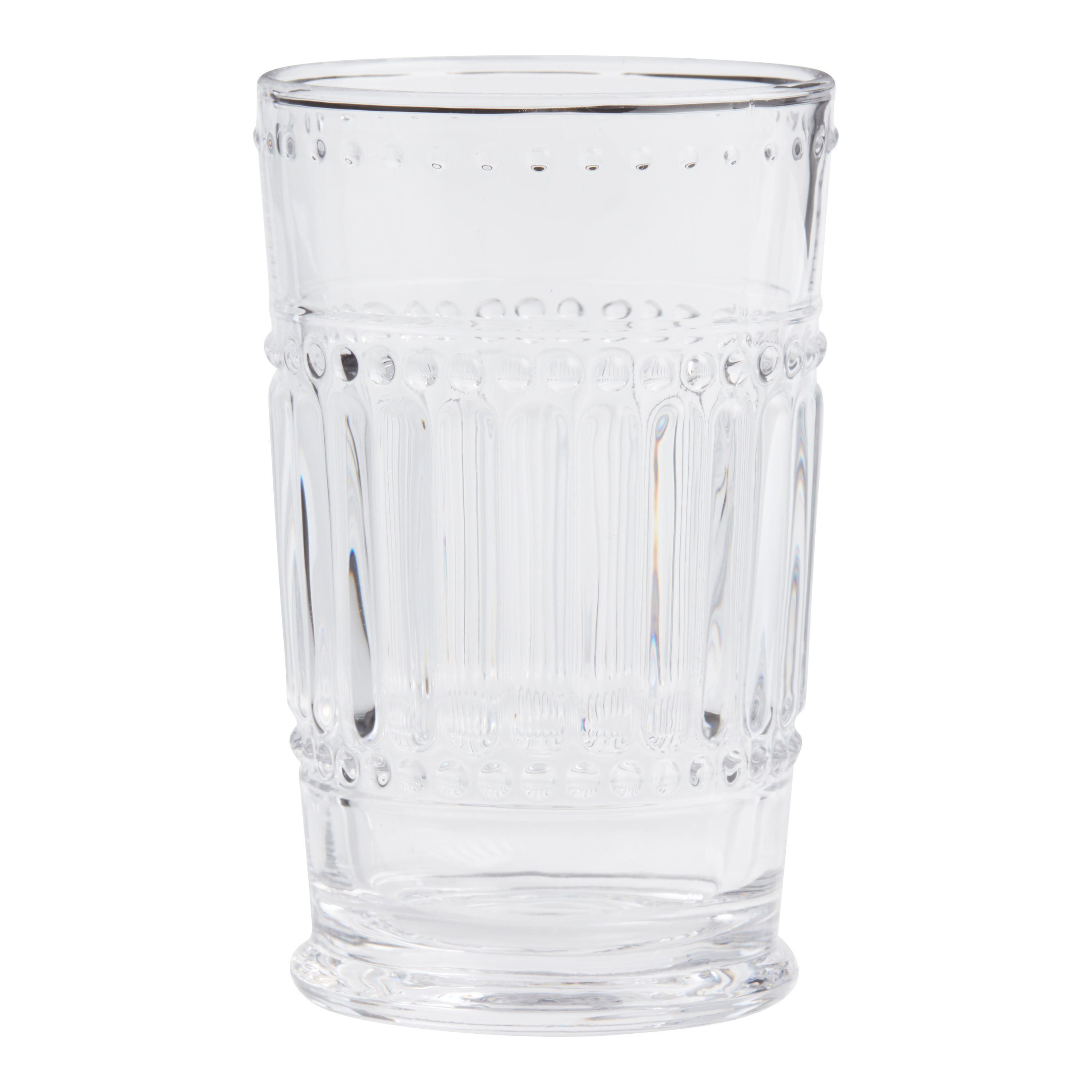 Clear Pressed Highball Glass | World Market