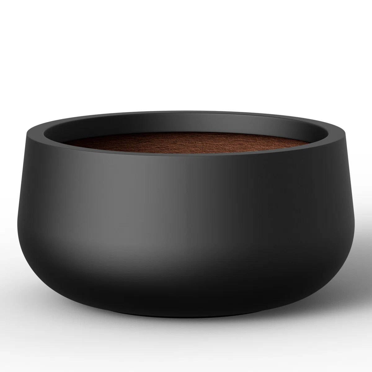 20 in. Concrete Gray(Upgraded Interior) Large Cement Round Planter/ Pot Indoor&Outdoro Planter Bo... | Wayfair North America