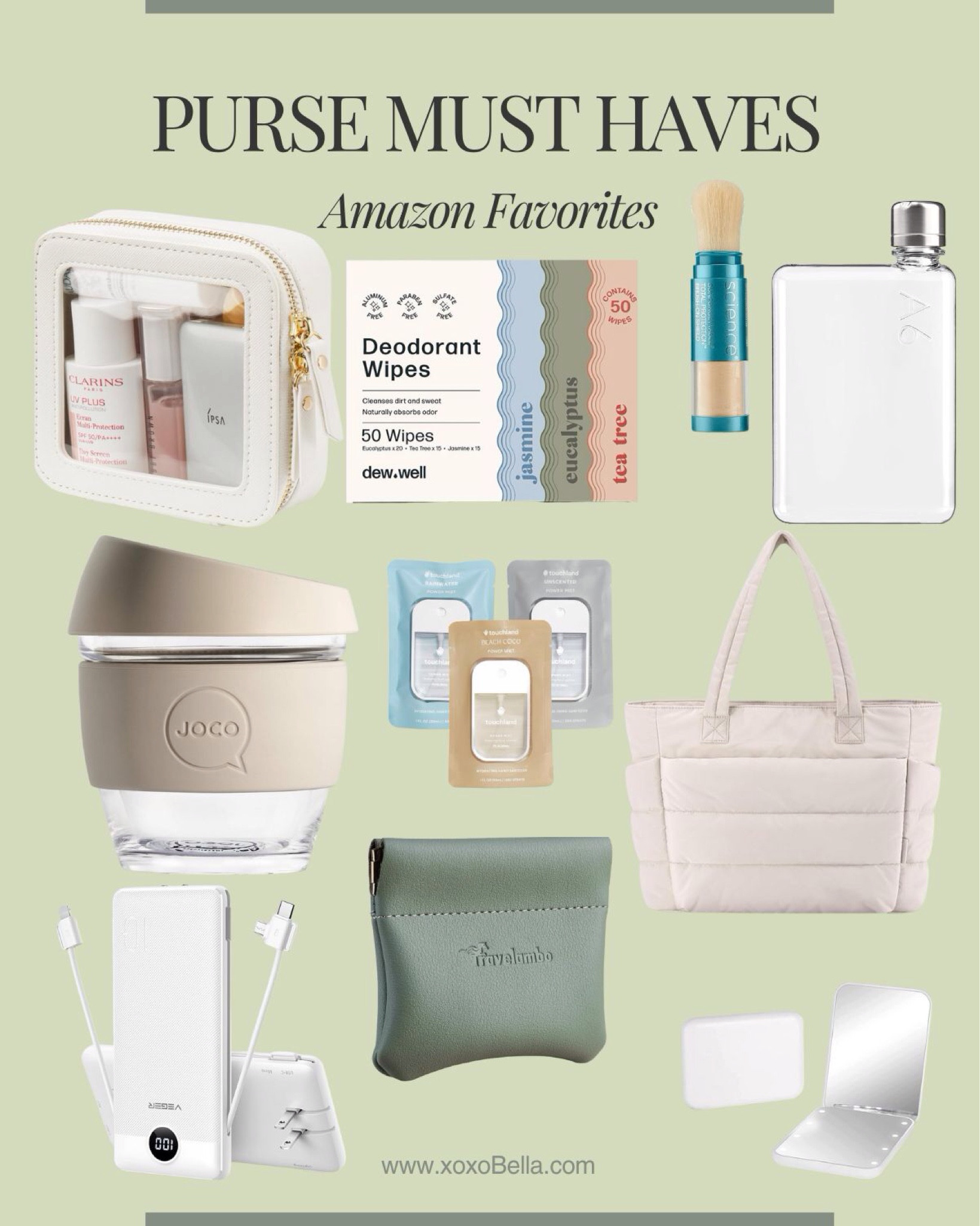 Amazon purse Favorites 👜Amazon, Amazon purse, purse must haves, hand sanitizer , to go cup, coin bag, charger, makeup.


#LTKFindsUnder100 #LTKFindsUnder50 #LTKItBag