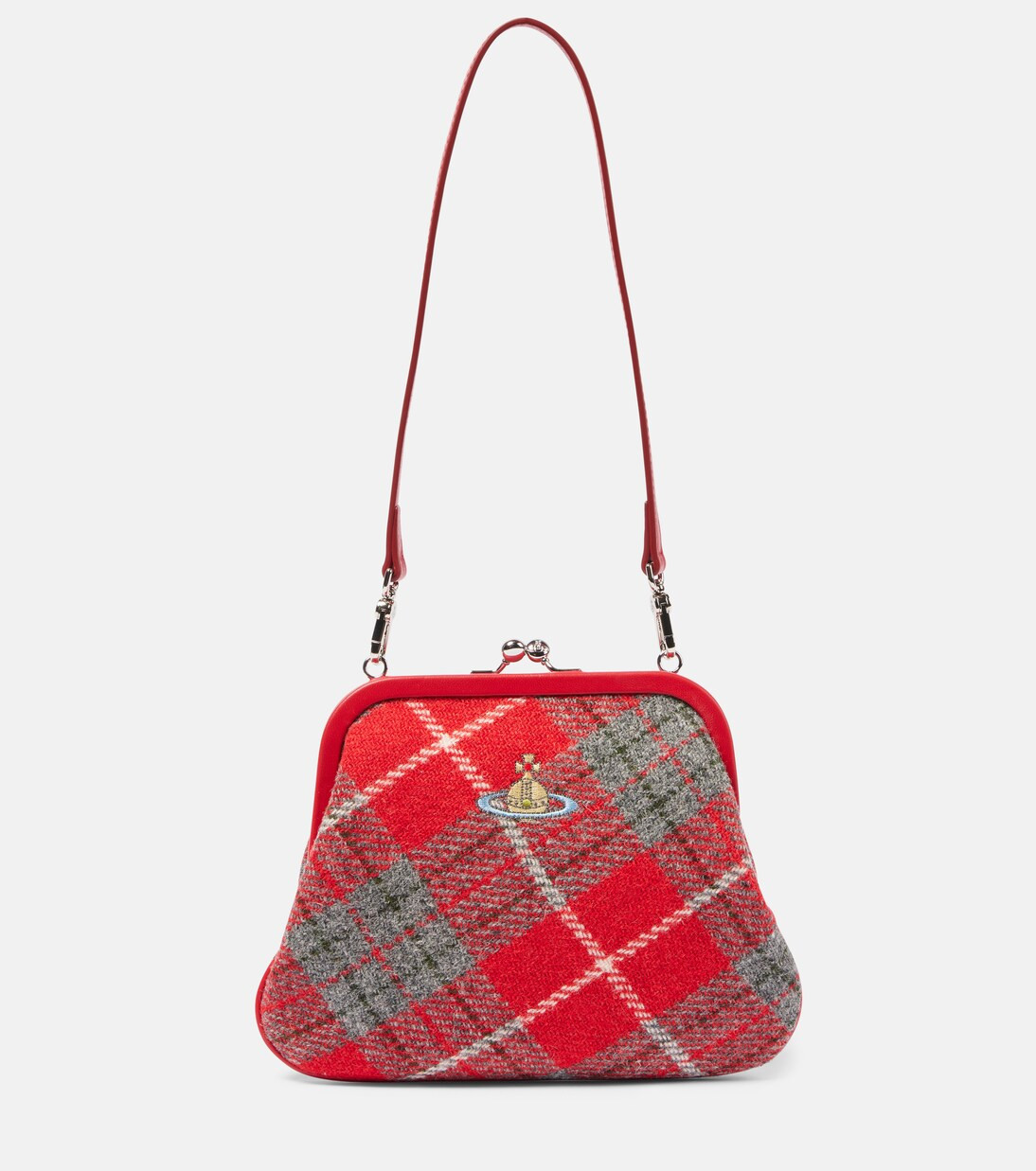 Vivienne's tartan clutch | Mytheresa (UK)