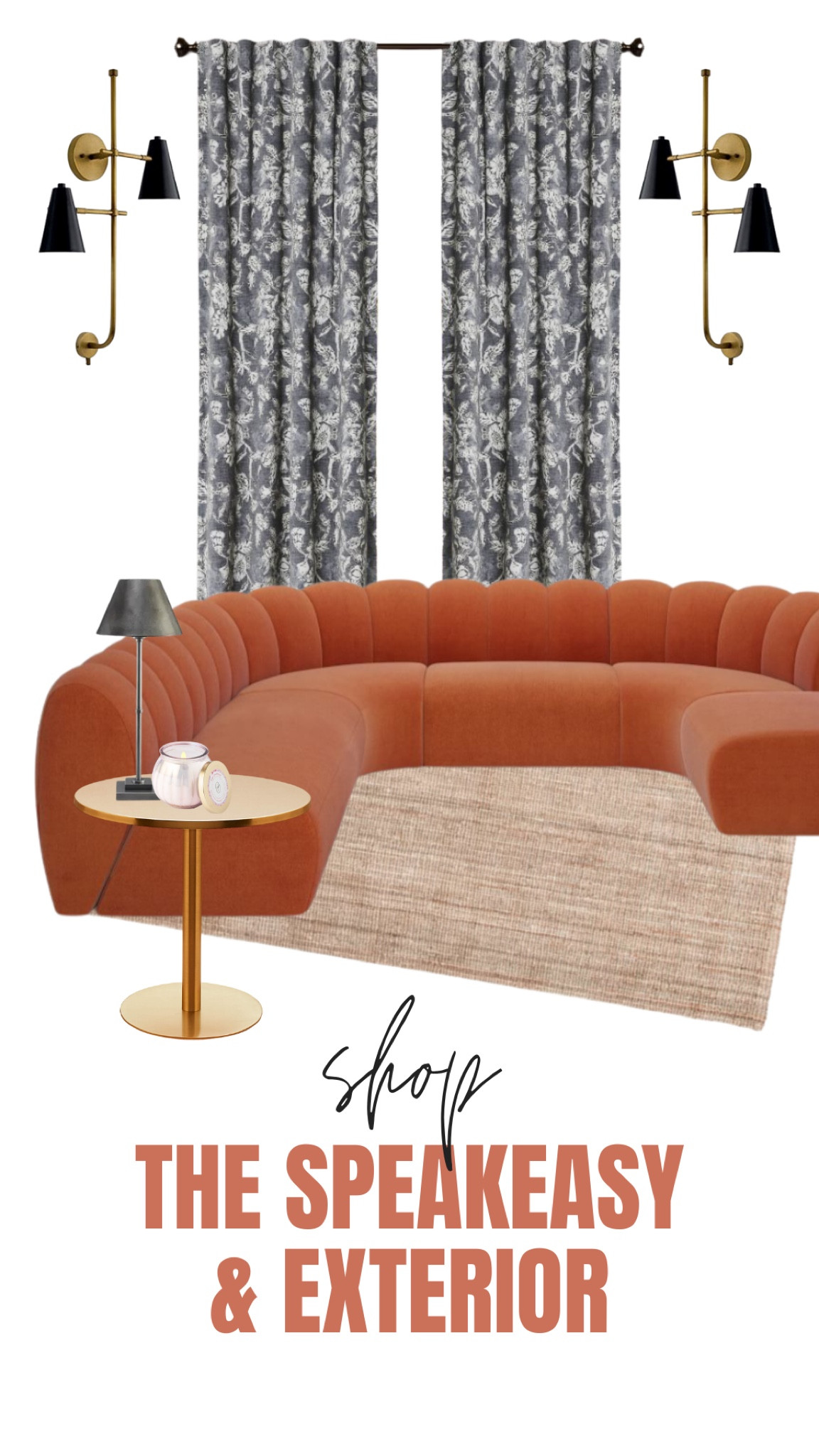 Shop products from Good. Ones: Risky Business.

The Speakeasy brought moody 20s vibes, with dark paint and lush velvet, while the exterior carried the monochromatic theme from the interior throughout.