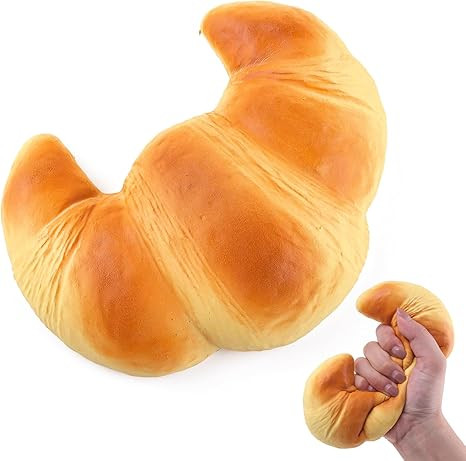 Anboor Slow Rising Squishies Toys for Kids Bread Squishys Foam Food Croissant Jumbo Big Stress Sq... | Amazon (US)
