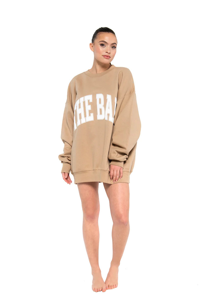 VARSITY SWEATSHIRT BEIGE | The Bar