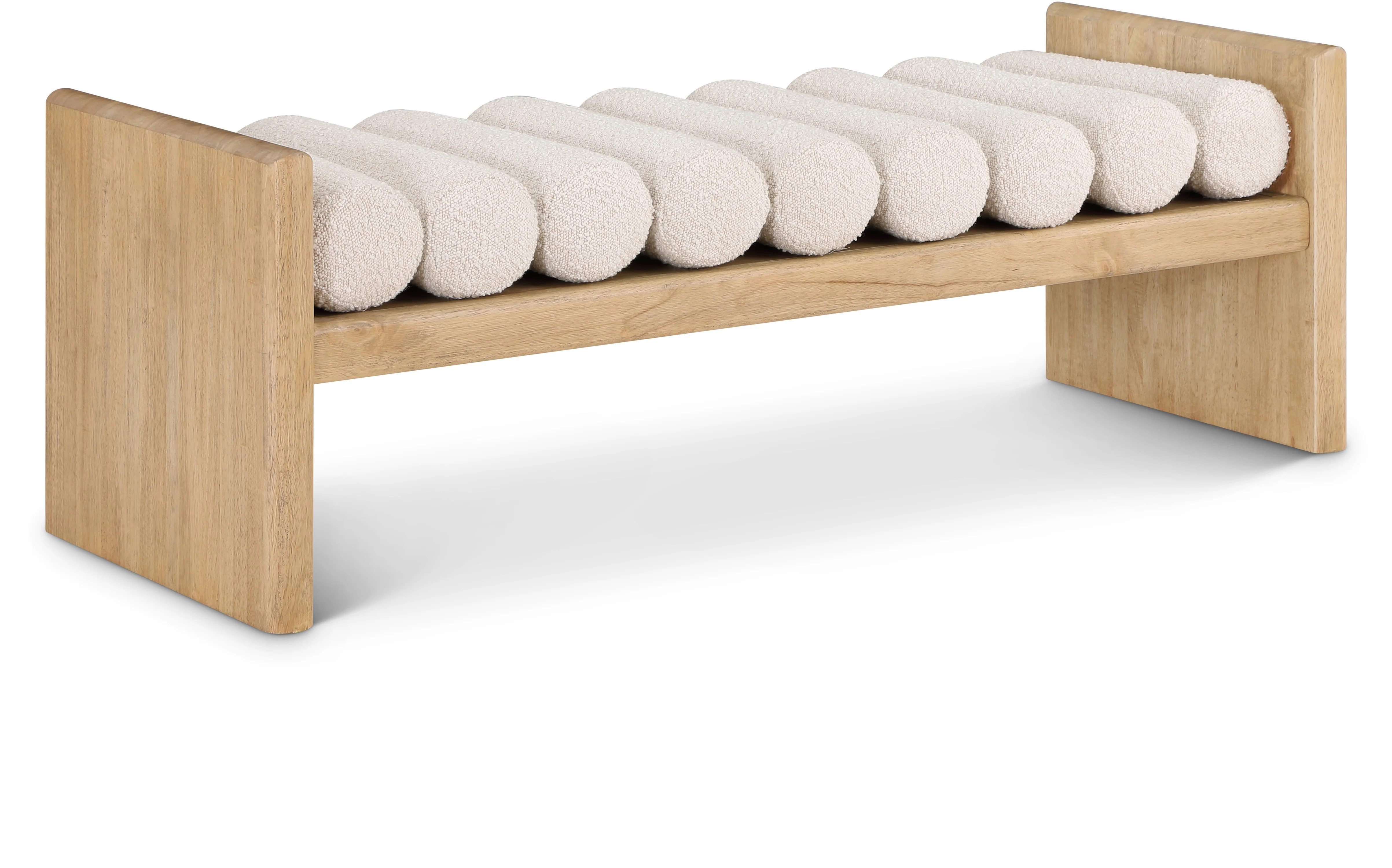 Meridian Furniture Waverly Cream Bench | Walmart (US)