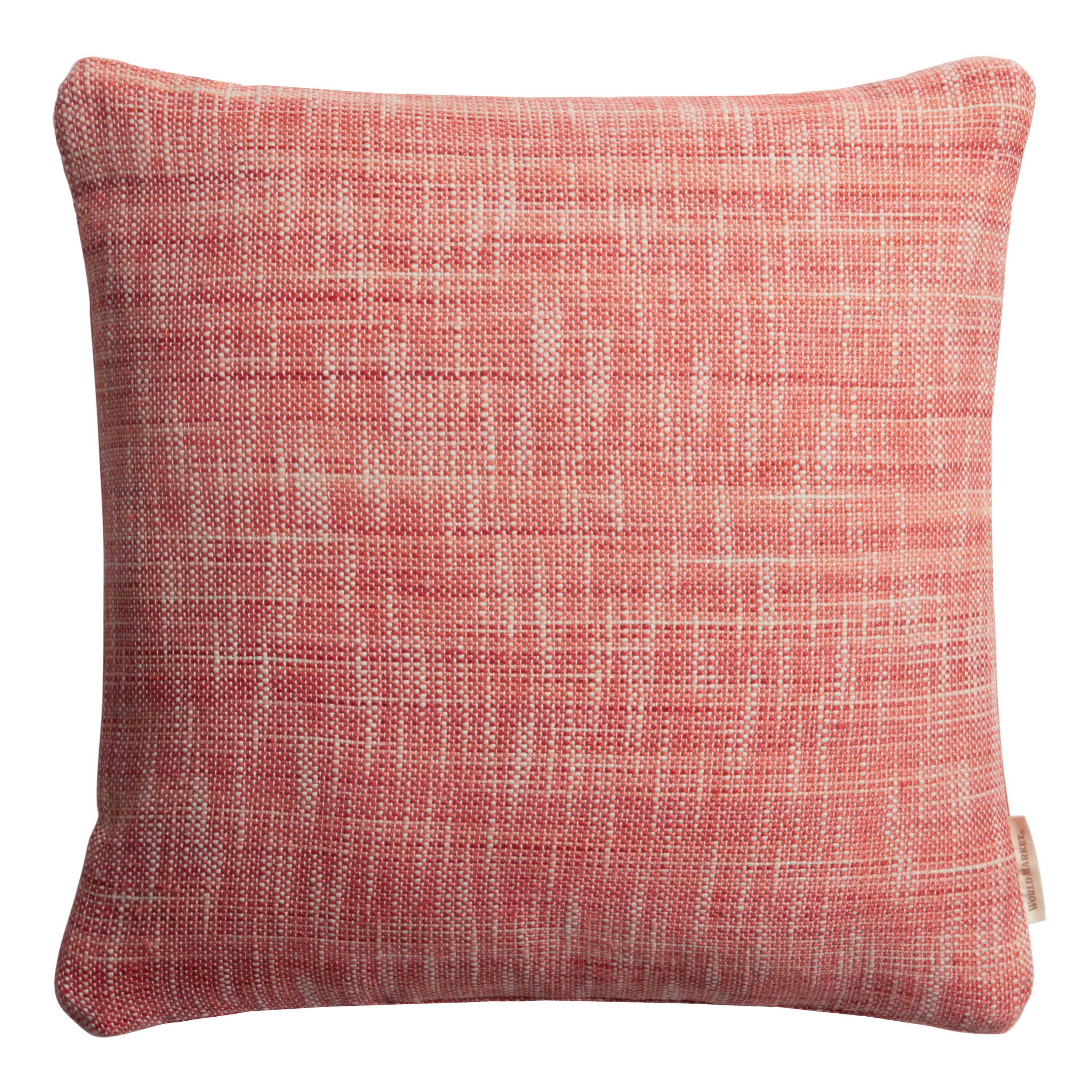 Variegated Woven Indoor Outdoor Throw Pillow | World Market