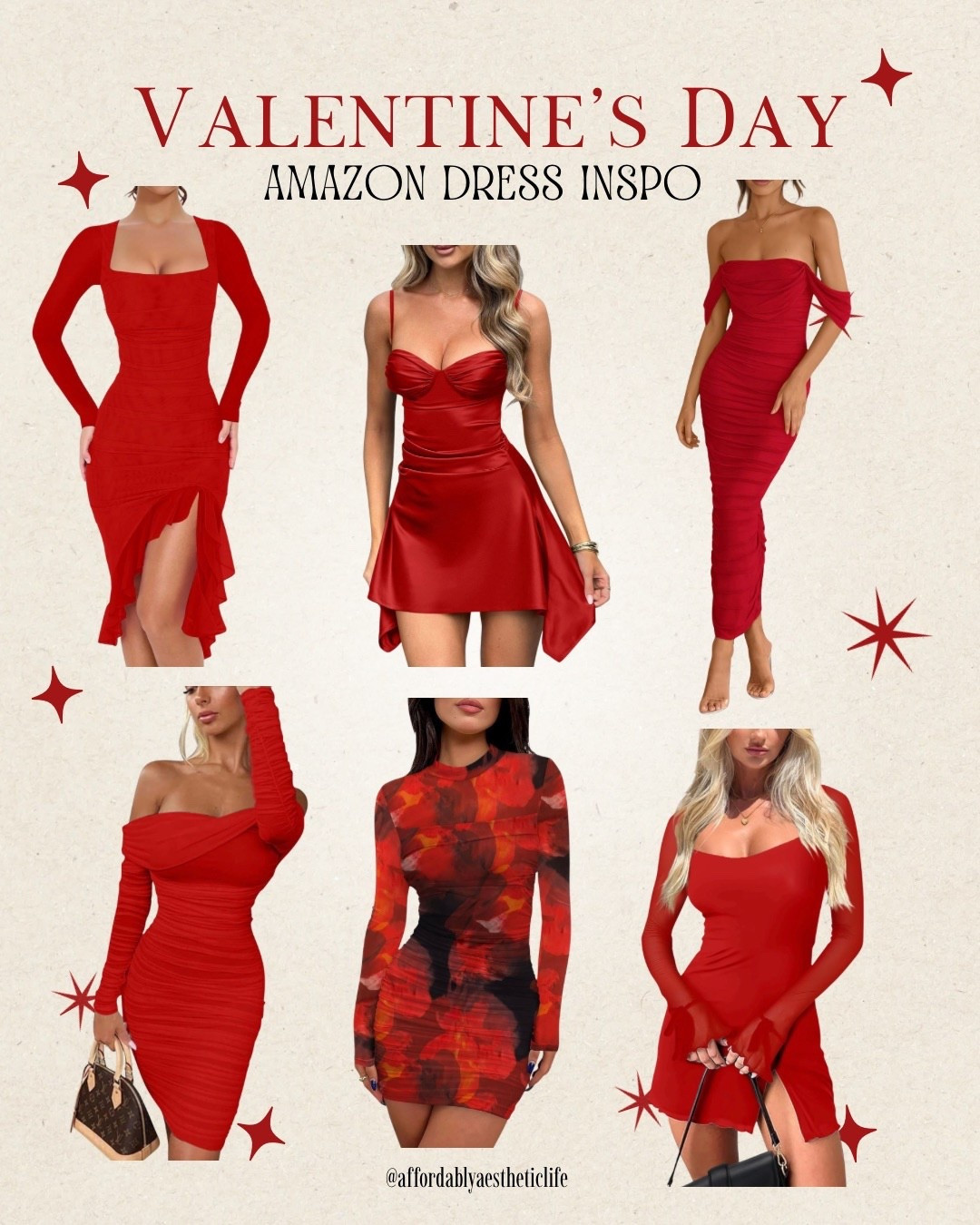 Amazon Valentine's Day dresses under $60 ❤️

Every style you need:
• Ruched bodycon dresses
• Off-shoulder midi styles
• Flowy mini dresses
• Long sleeve options
• Bold red in every silhouette

Save this for your Valentine's outfit.

#LTKSaleAlert #LTKFindsUnder50 #LTKMidsize
