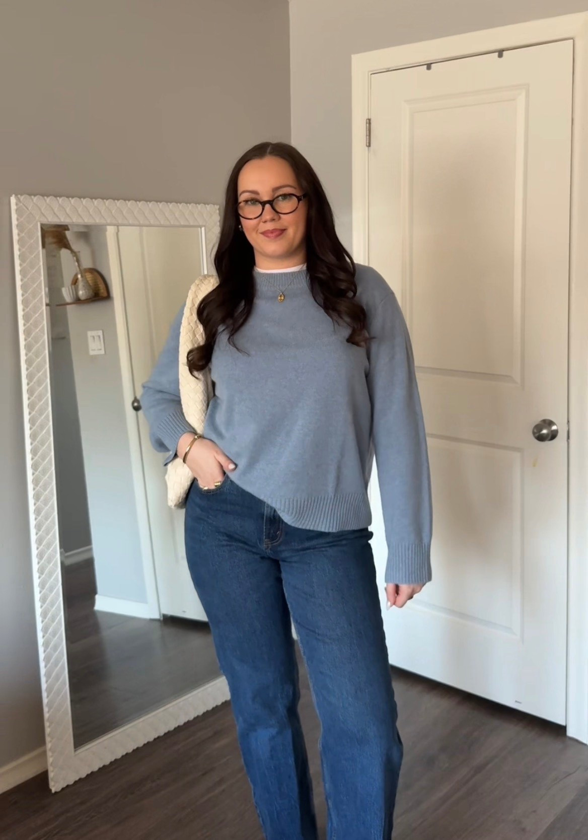 Another favorite cashmere sweater from Quince! 🩵

New customers get 10% off Quince with my promo code: INFG-26ERICAXCONDON10

#LTKSeasonal #LTKMidsize #LTKootd