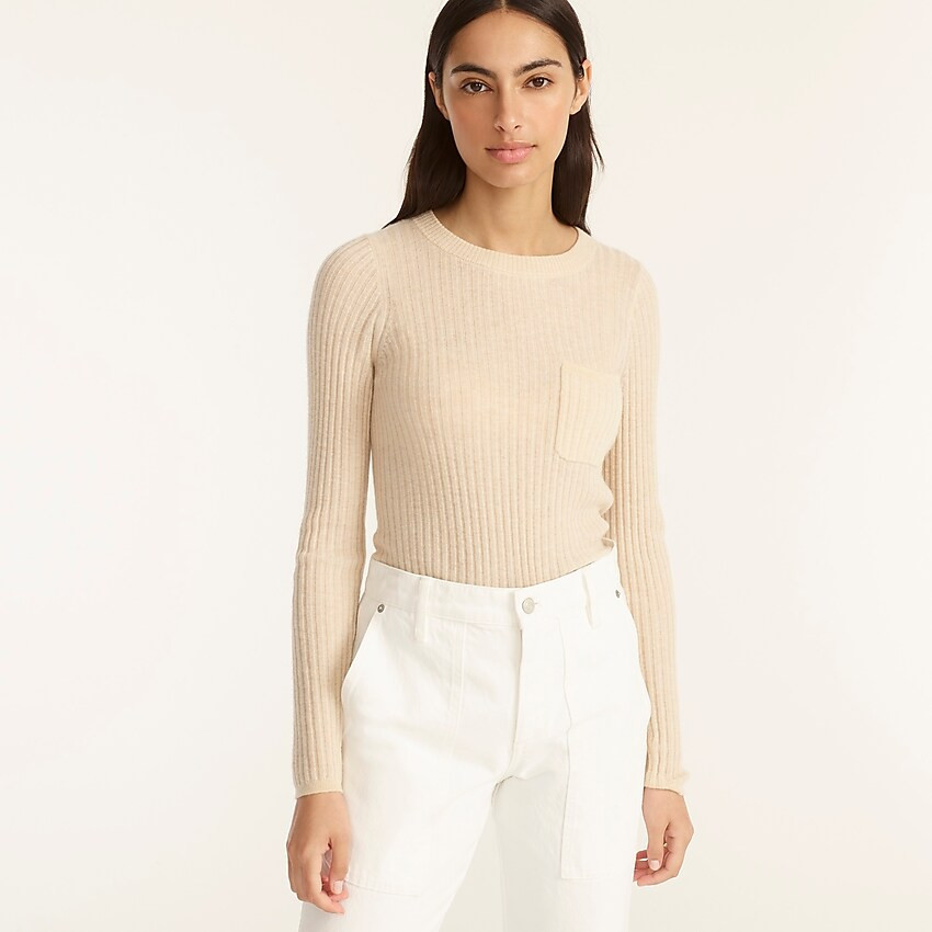 Featherweight cashmere slim crewneck sweater | J. Crew US