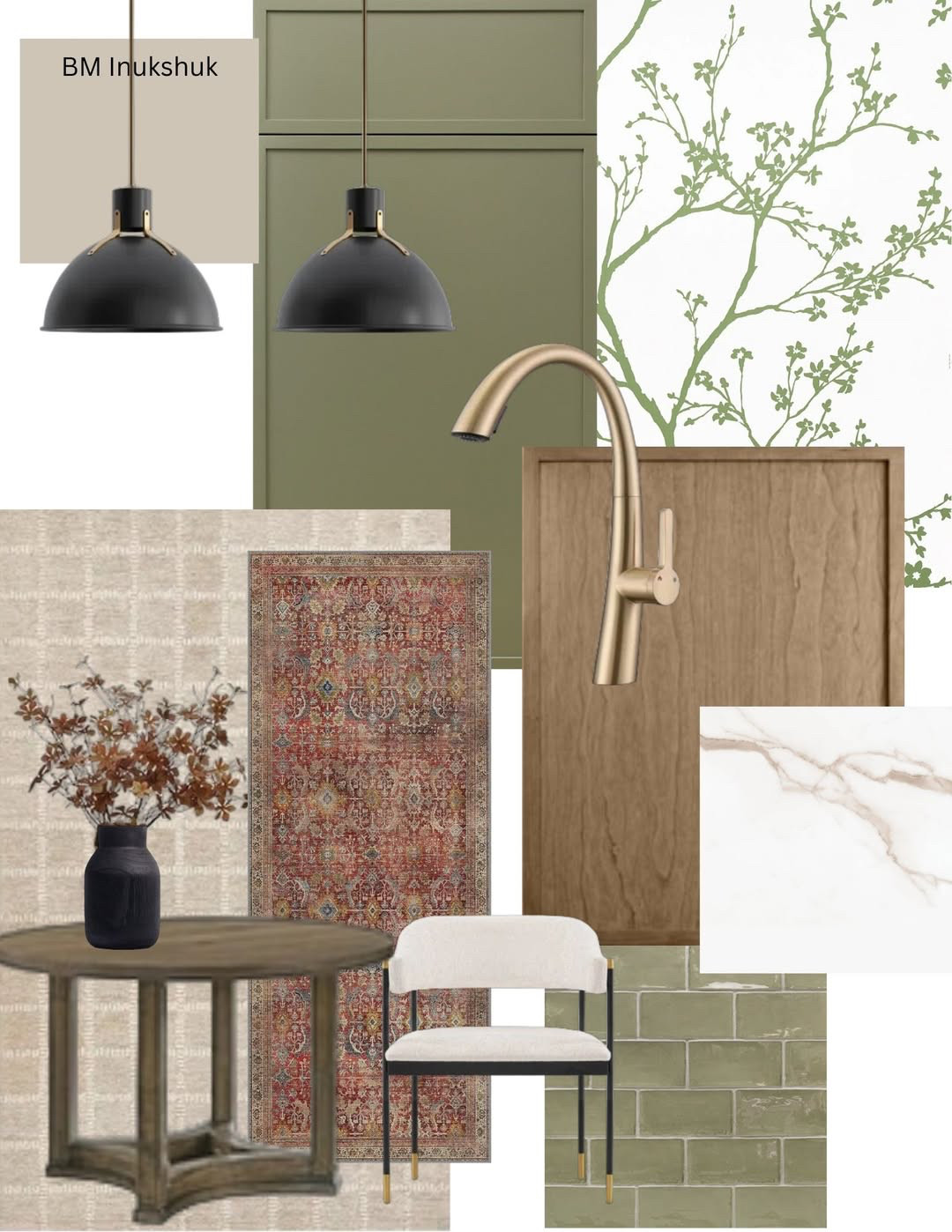 Skinny shaker cabinets with a mix of wood and green. Add in the warm reds and you have a kitchen that is never boring. 

Warm cabinets, painted cabinets, green kitchen, vintage kitchen ideas, island lighting, kitchen table and chairs, backsplash, design coaching, design consultations, coordinated kitchen,  

 #LTKhome #LTKstyletip #LTKfamily