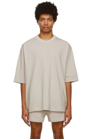 Beige 3/4 Sleeve T-Shirt | SSENSE