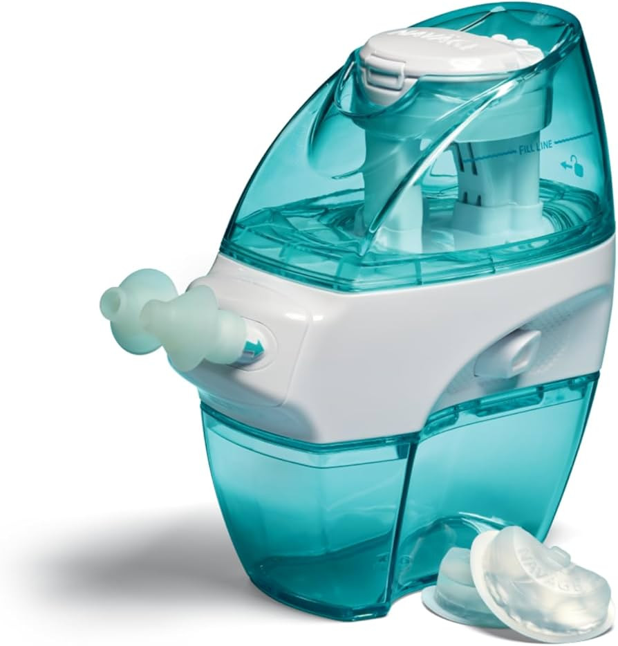 Navage Starter Bundle - Navage Nasal Irrigation System - Saline Nasal Rinse Kit with 1 Navage Nos... | Amazon (US)