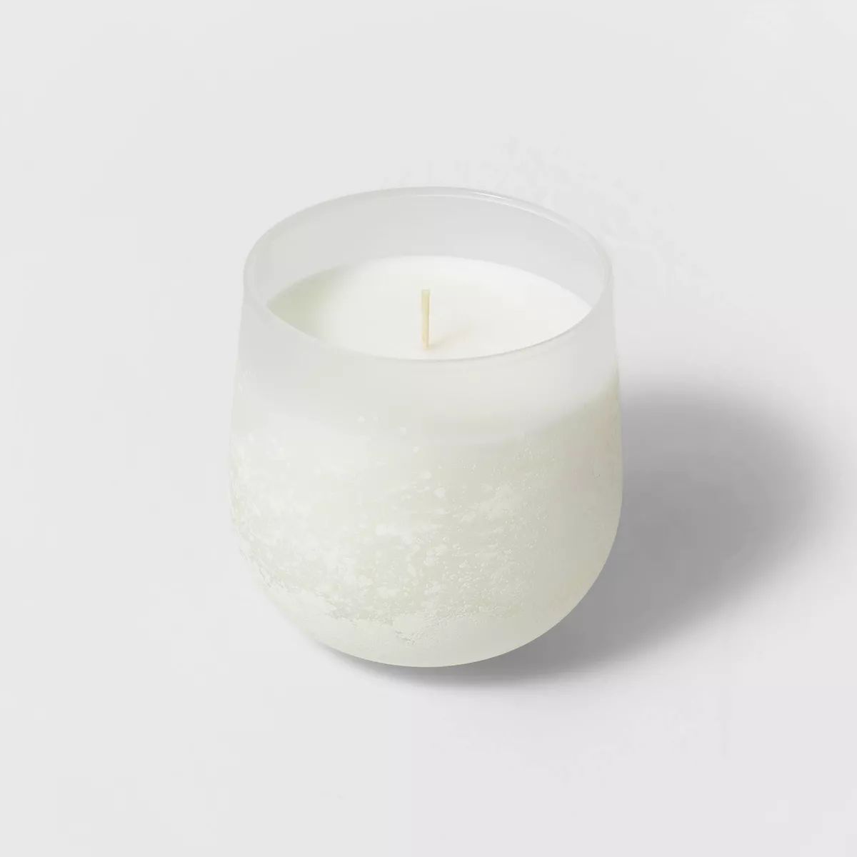 Clarity Fashion Salted Glass Wellness Jar Candle White - Casaluna™ | Target
