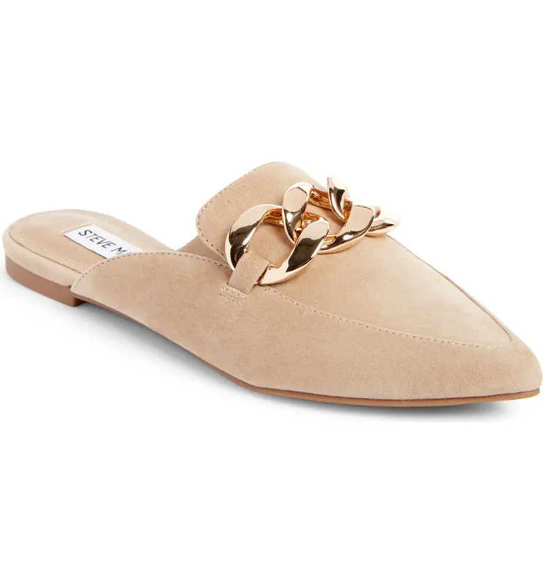 Steve Madden Finn Chain Pointed Toe Mule | Nordstrom | Nordstrom